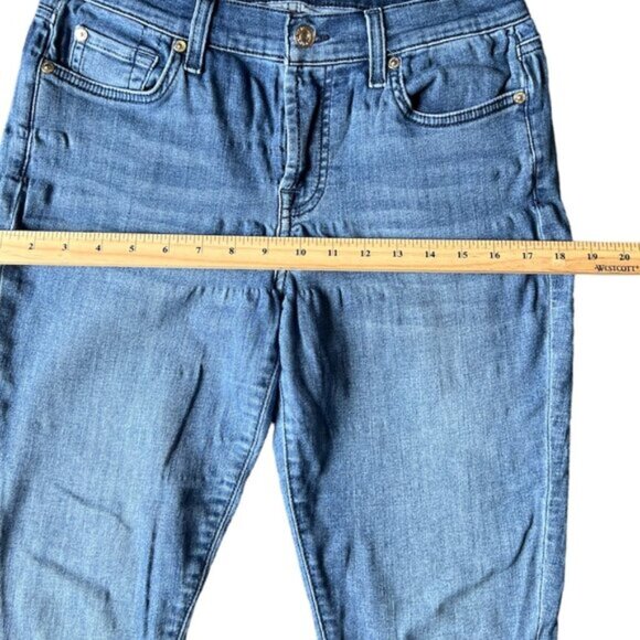 7 For All Mankind Ankle Gwenevere casual Blue Women’s Jeans. Size 29 - Picture 8 of 11